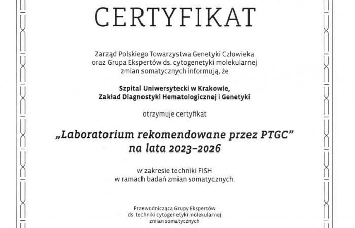 Certyfukat PC
