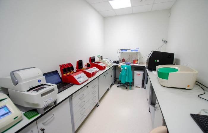 Sprzęt Zakładu Diagnostyki Hematologicznej i Genetyki przy sprzęcie